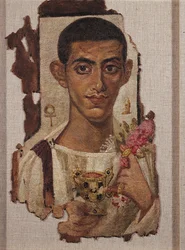 Fayum-Porträt von Ammonius, aus Antinoe